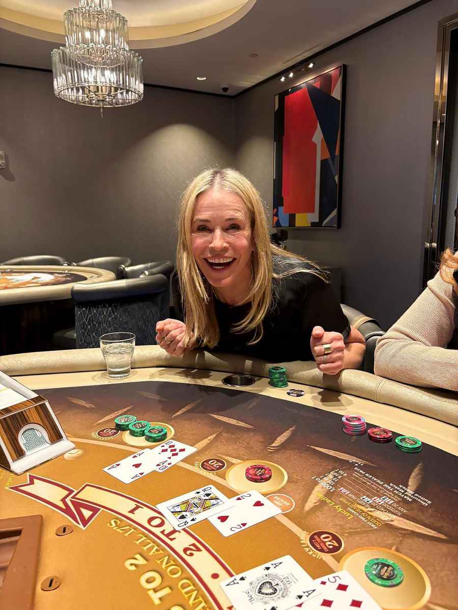Chelsea Handler They Try Their Luck at the Casino Just Like Us