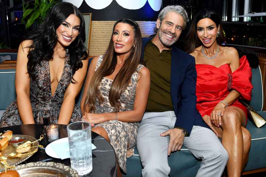 Ashely Iaconetti Alicia Carmody Andy Cohen Rulla Nehme Pontarelli Real Housewives of Rhode Island Season 1 Screening Event Hot Pics