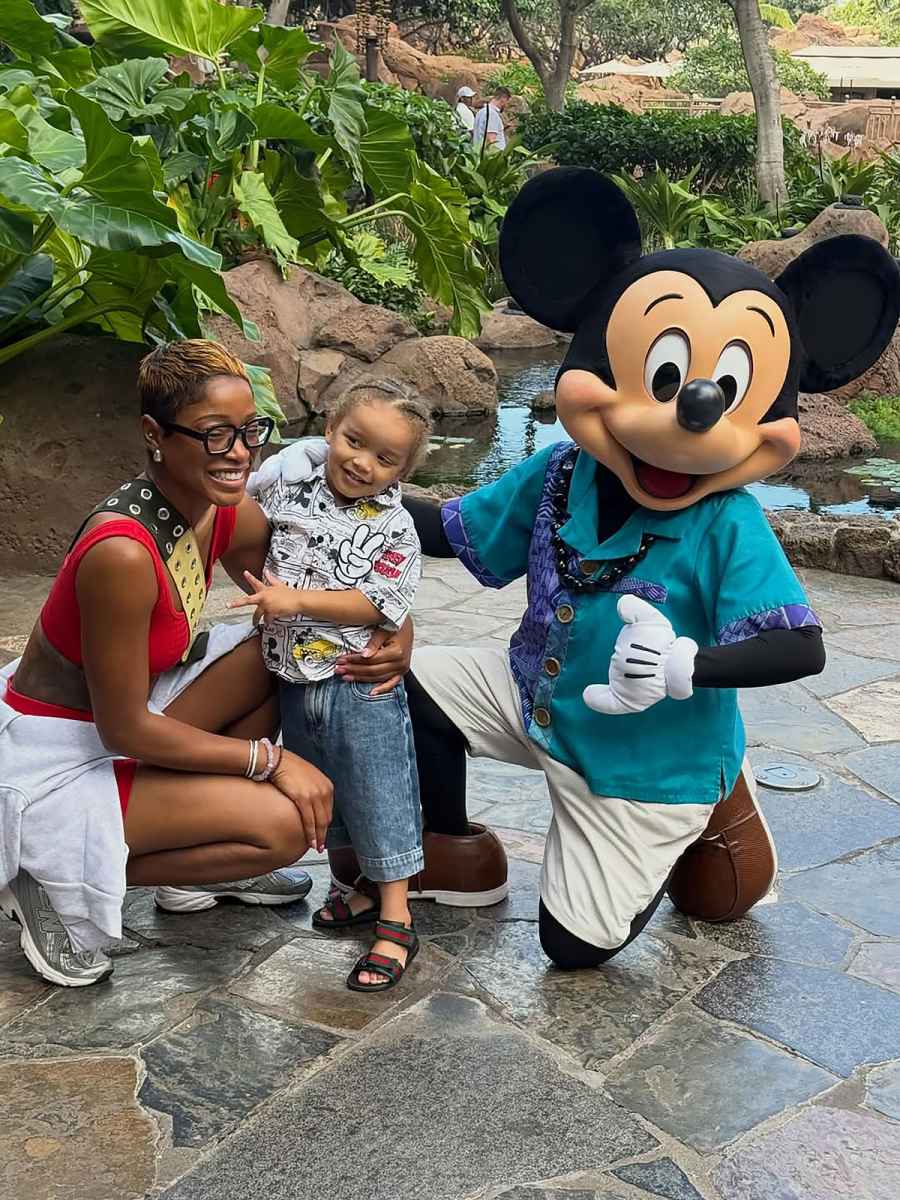 Keke Palmer Their Kids Get Starstruck by Mickey Mouse Just Like Us