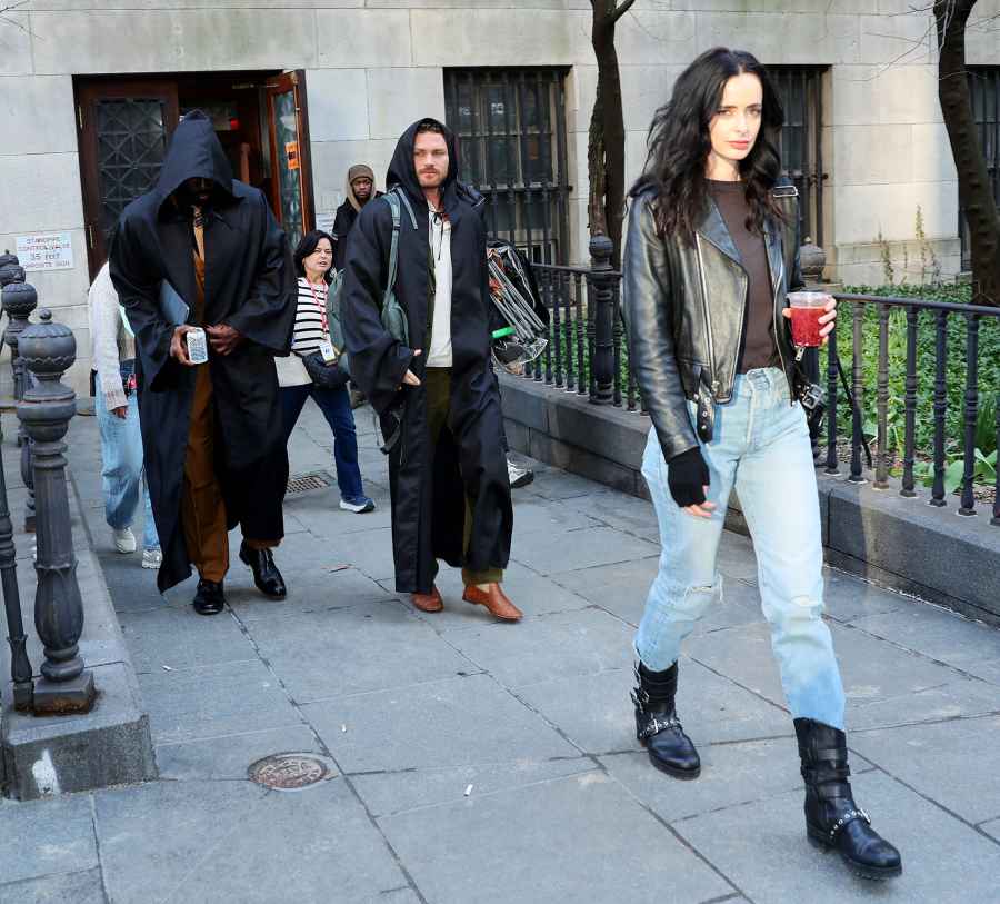 Mike Colter Finn Jones and Krysten Ritter Daredevil Born Again Hot Pics