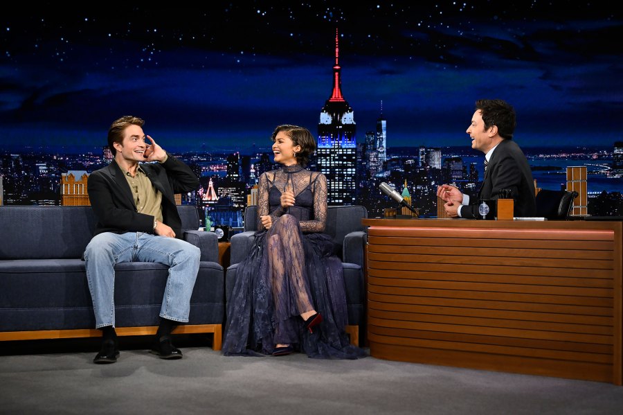 Robert Pattinson and Zendaya The Tonight Show Starring Jimmy Fallon Hot Pics