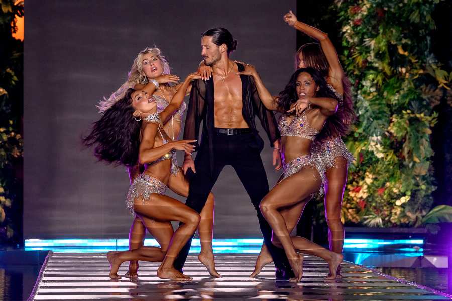 Val Chmerkovskiy Emma Slater Jenna Johnson Britt Stewart Sports Illustrated Swimsuit Runway Show Hot Pics