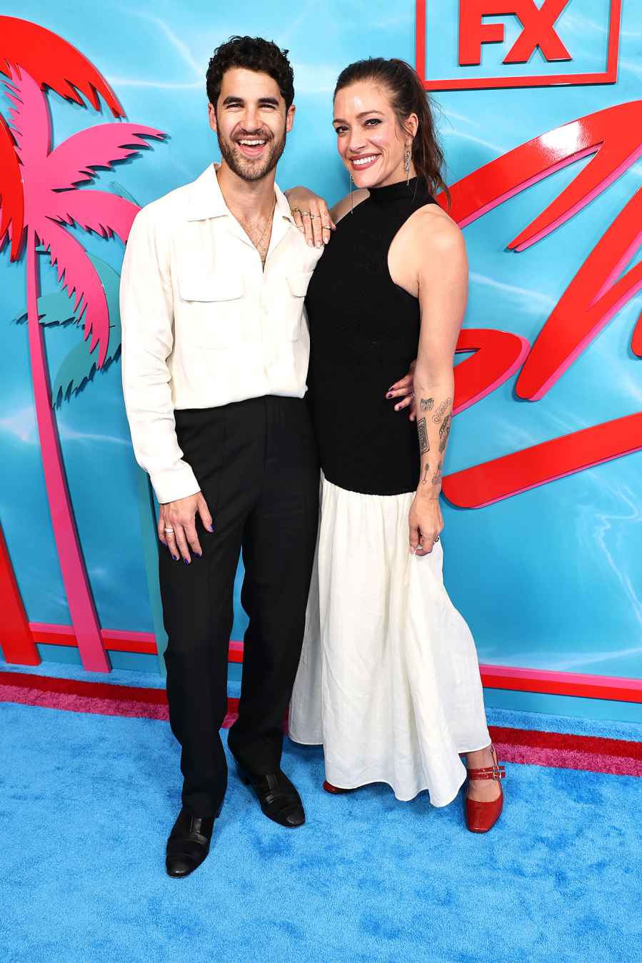 Darren Criss and Mia Swier The Shards World Premiere Hot Pics