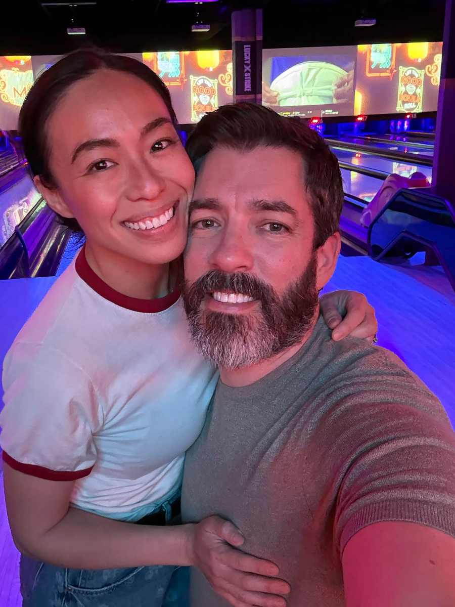 Drew Scott They Go Bowling on Date Night Just Like Us