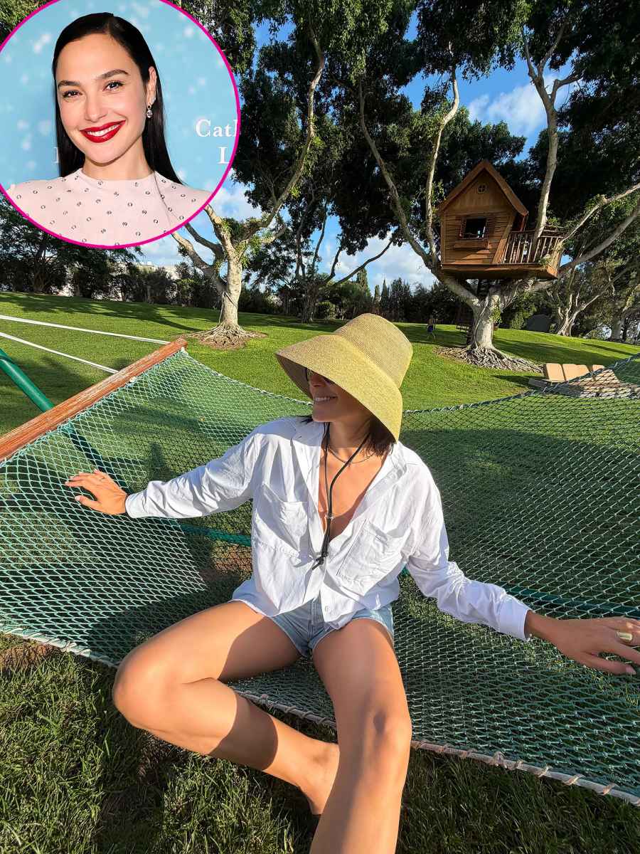 Gal Gadot Resist a Hammock Just Like Us