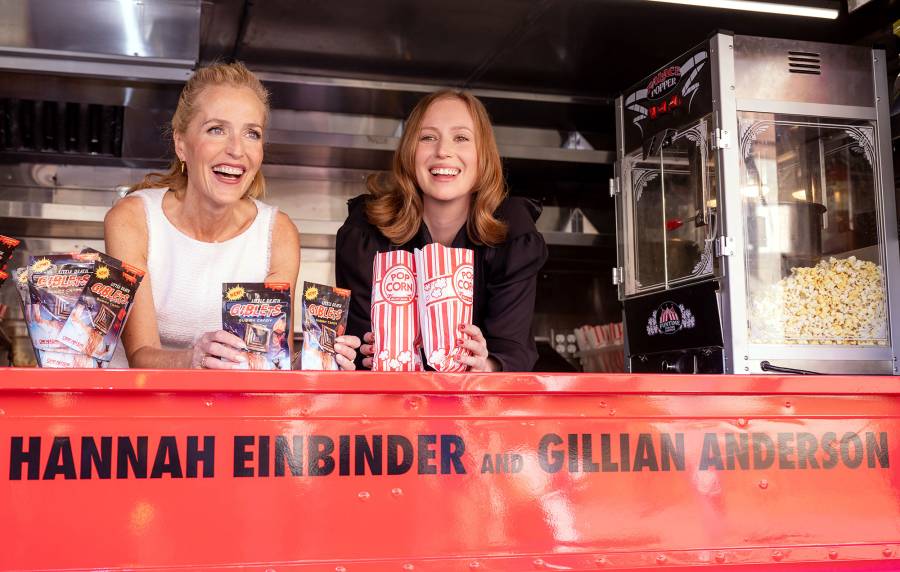 Gillian Anderson and Hannah Einbinder Live Read Secretary Hot Pics