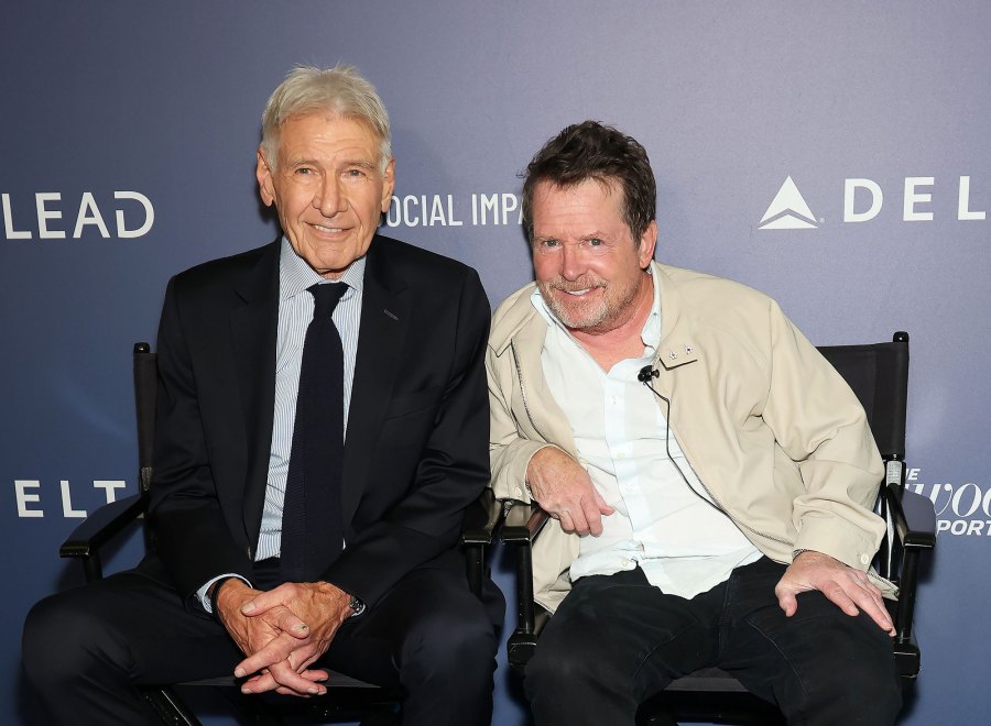 Harrison Ford and Michael J Fox Social Impact Summit Hot Pics