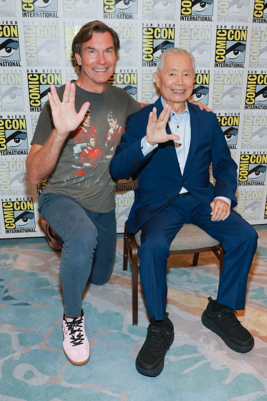 Jerry OConnell and George Takei Star Trek 60th Anniversary 2026 Comic-Con Hot Pics