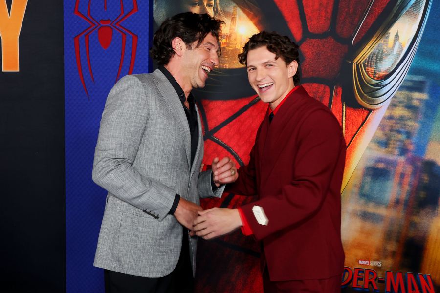 Jon Bernthal and Tom Holland Spider Man Brand New Day LA Premiere Hot Pics