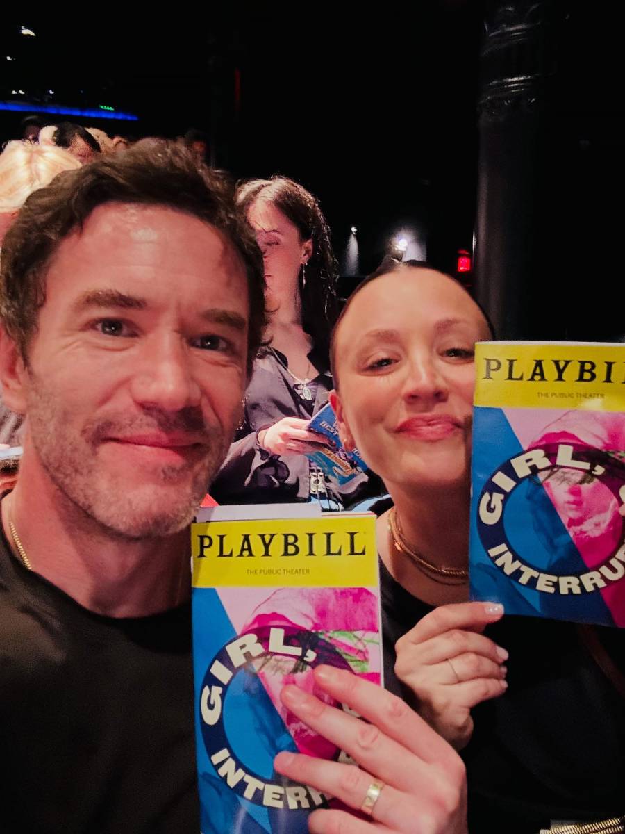 Kaley Cuoco They Show Off Their Playbills Just Like Us