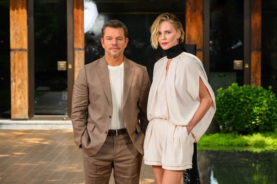 Matt Damon and Charlize Theron THE ODYSSEY Beijing Photocall Hot Pics