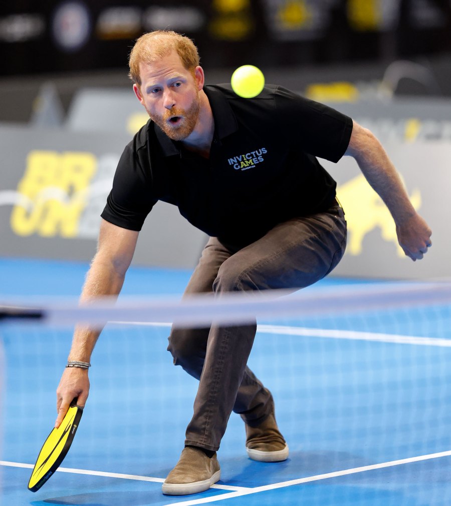 Prince Harry They Crouch While Playing Pickleball Just Like Us